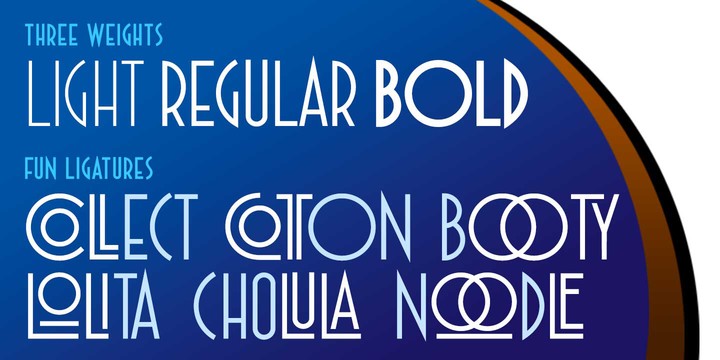 Ejemplo de fuente Swonderful Bold